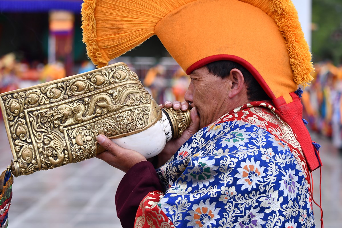 Mask Dance (Cham) Festival in Katok Monastery