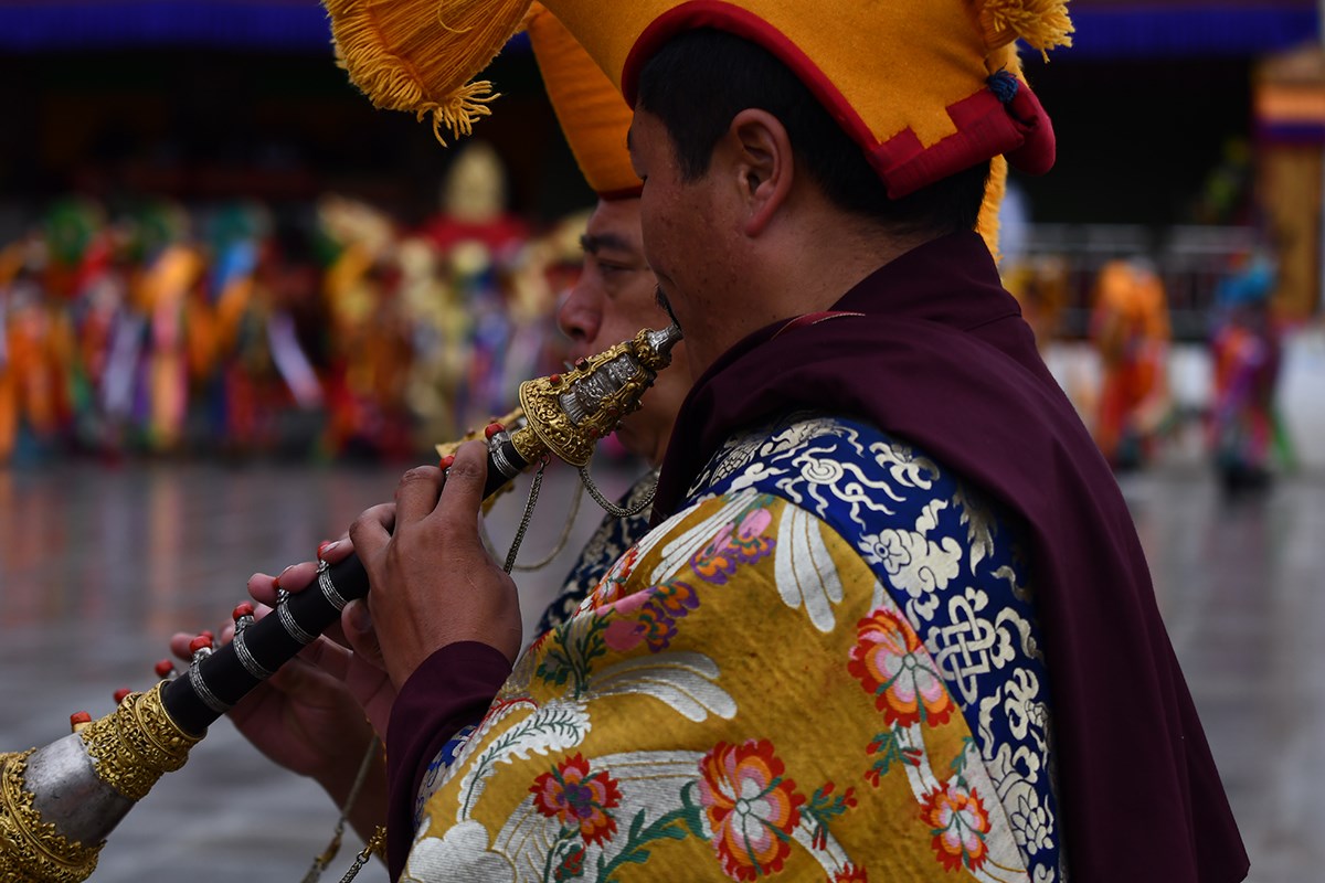 Mask Dance (Cham) Festival in Katok Monastery