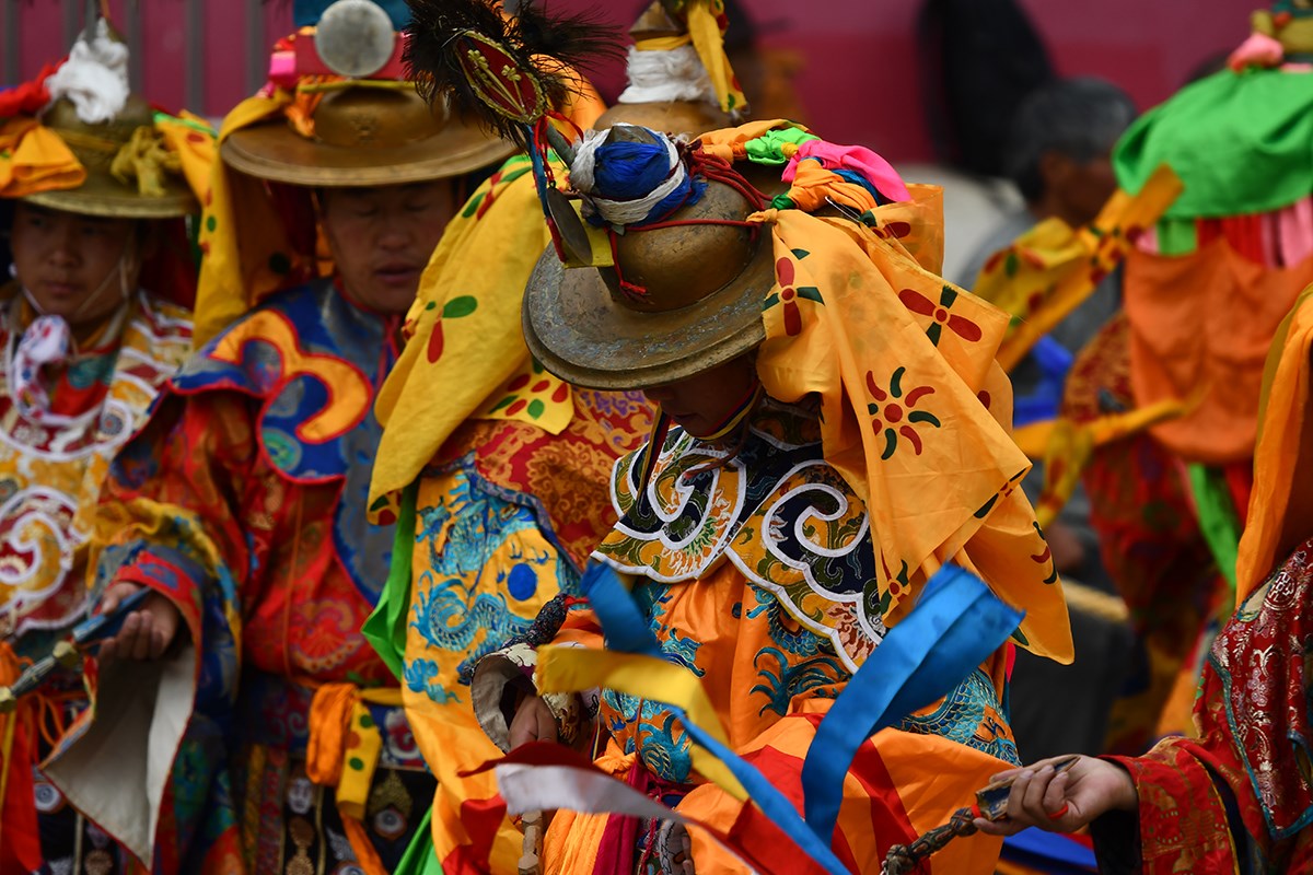 Mask Dance (Cham) Festival in Katok Monastery