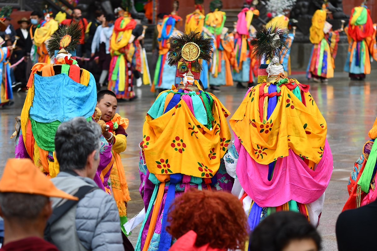Mask Dance (Cham) Festival in Katok Monastery