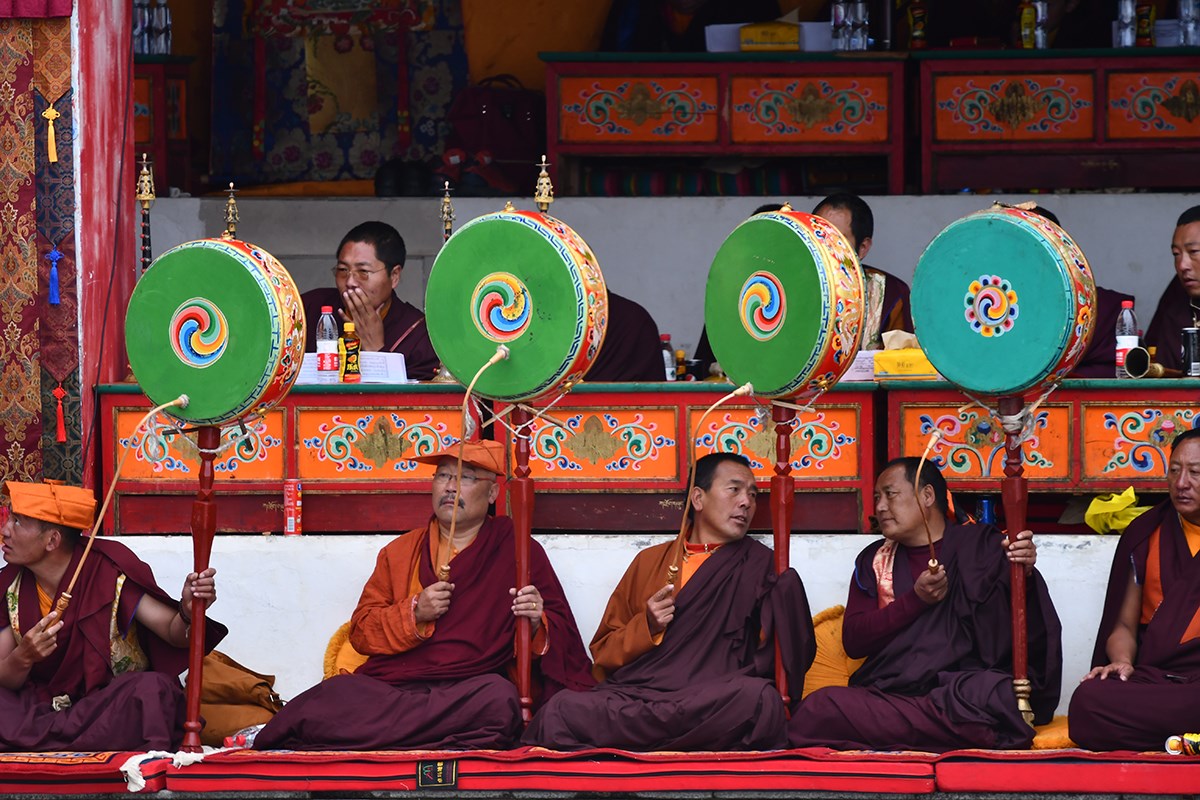 Mask Dance (Cham) Festival in Katok Monastery