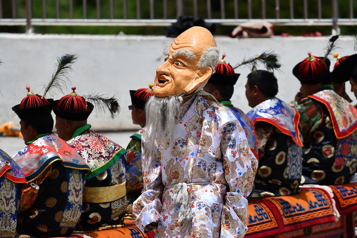 Mask Dance (Cham) Festival in Katok Monastery
