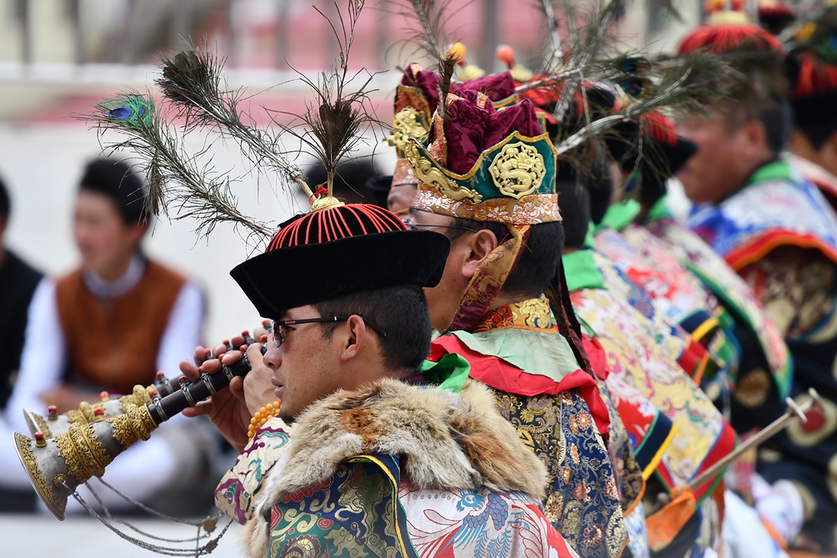 Mask Dance (Cham) Festival in Katok Monastery