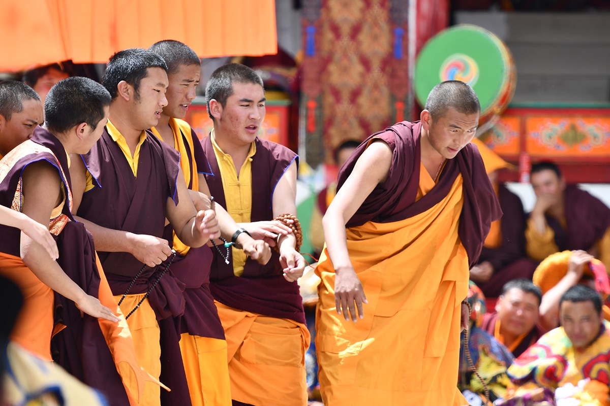 Mask Dance (Cham) Festival in Katok Monastery