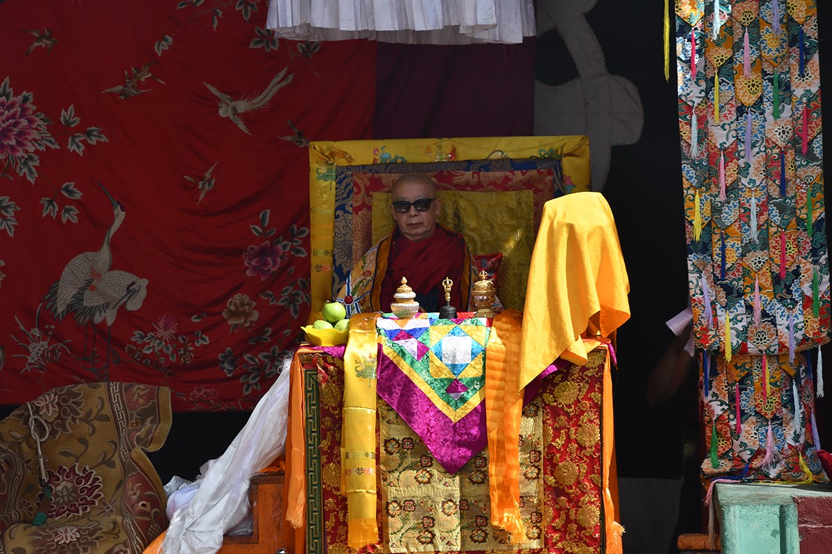 Mask Dance (Cham) Festival in Tagong Monastery