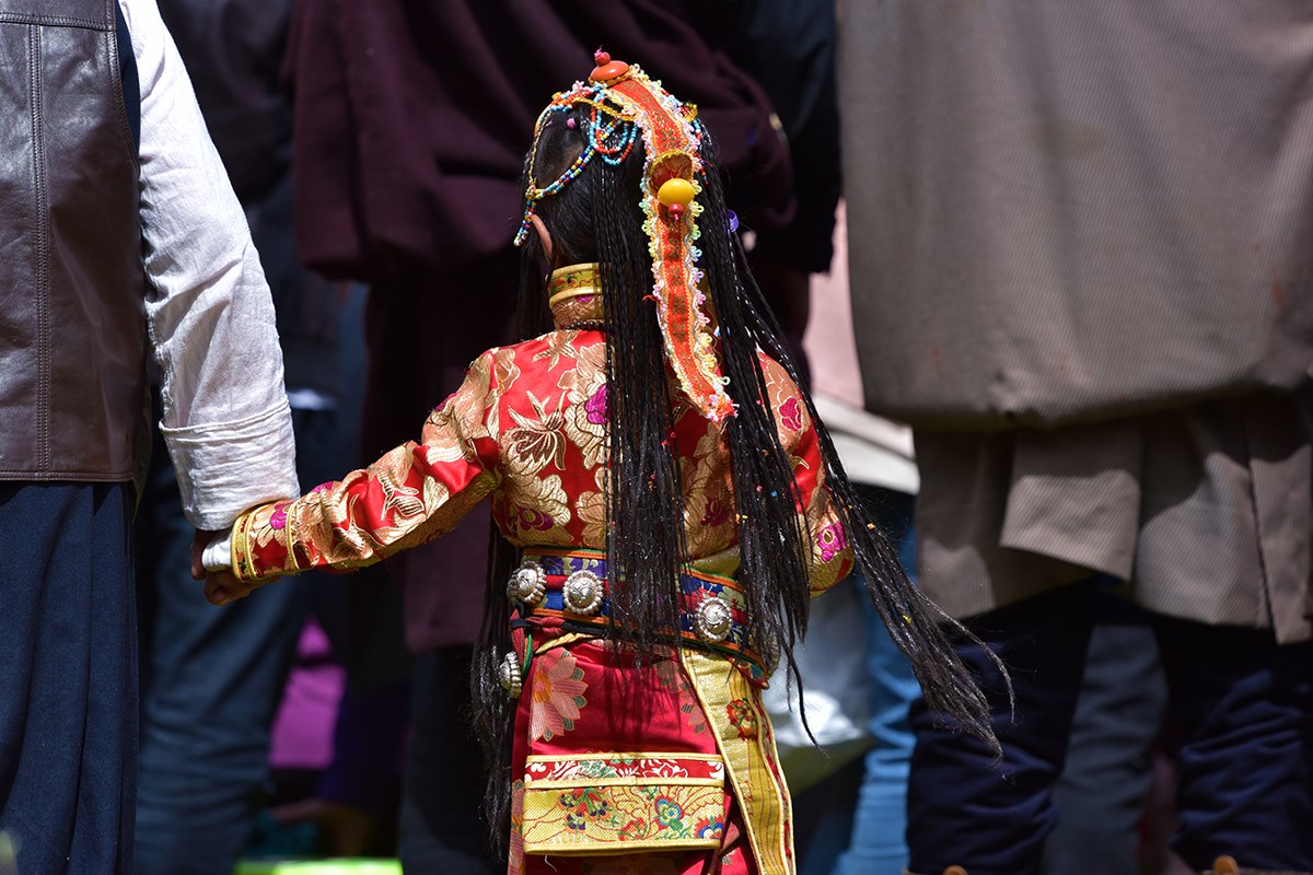 Mask Dance (Cham) Festival in Huiyuan Temple