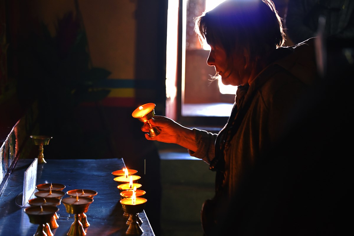Tashji Monastery by Nam Tso | Photo par Liu Bin