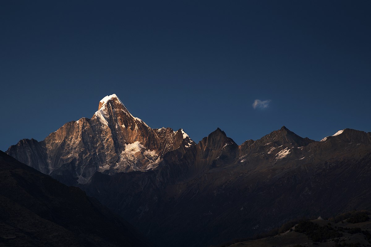 Sunset of Siguniang Mountain | Photo par Liu Bin