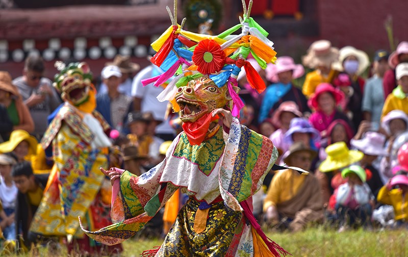 Mask Dance at Huiyuan Temple