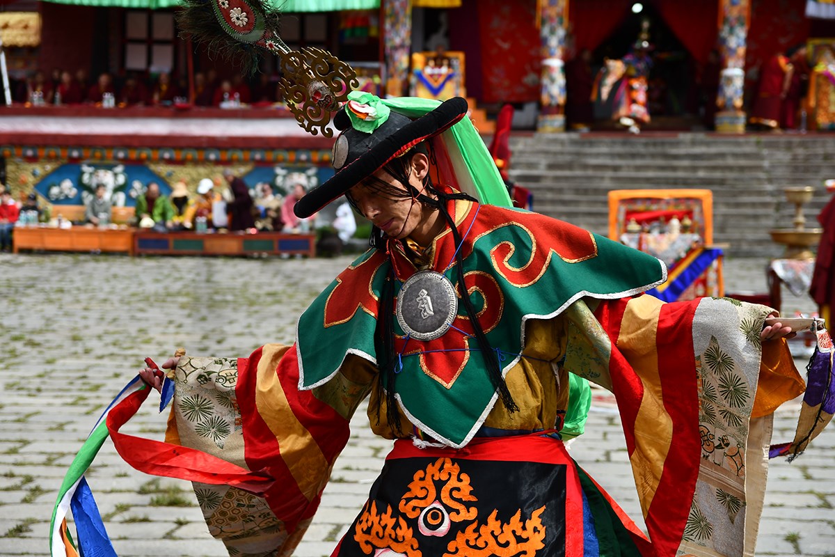 Mask Dance Festival at Tagong Monastery | Photo par Liu Bin