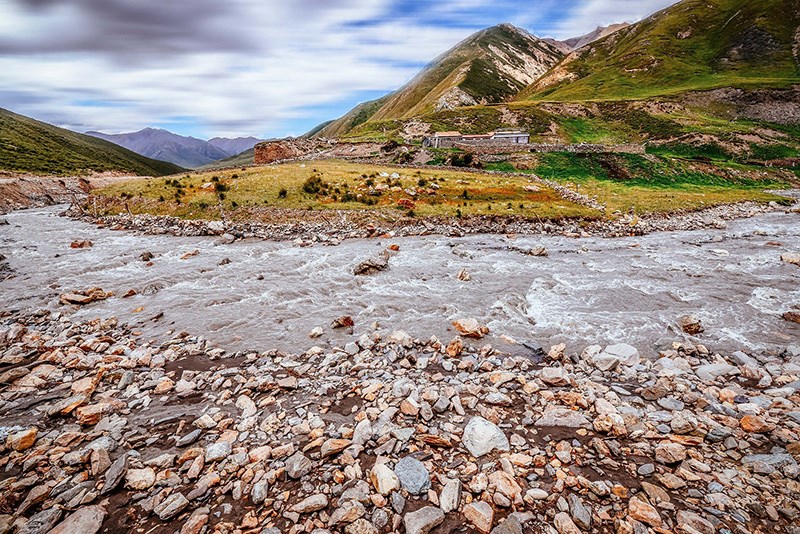 Landscape of Qinghai Plateau