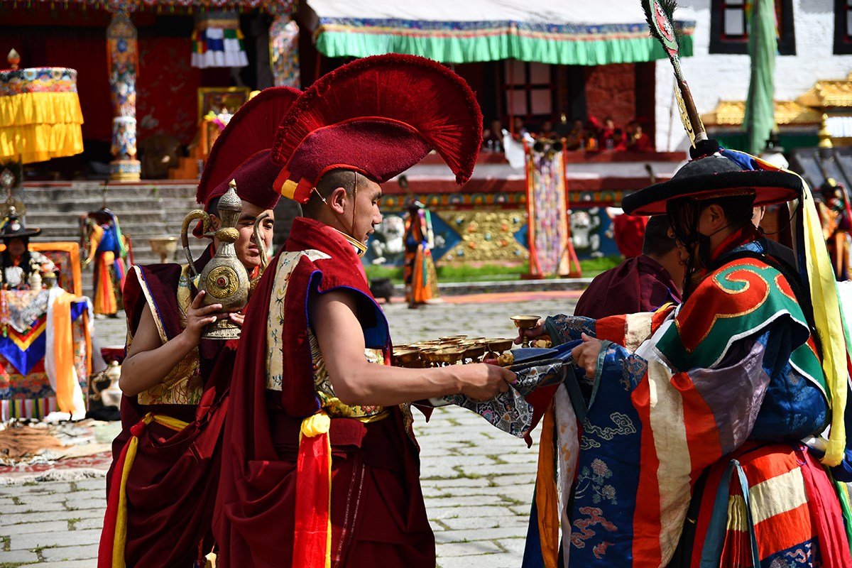 Tagong Mask Dance Festival | Photo par Liu Bin