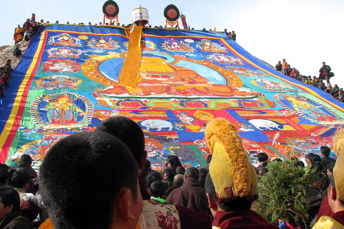 Monlam Festvial (Losar) in Langmusi Monastery 