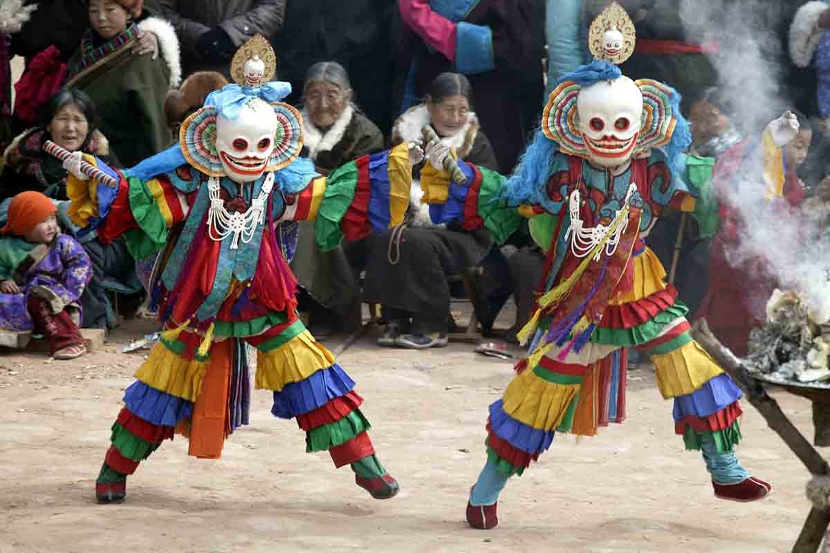 Monlam Festvial (Losar) in Tongren 