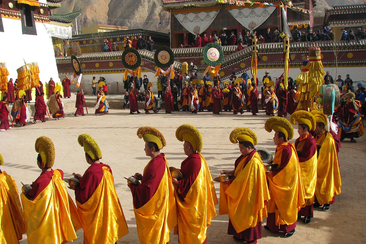 Monlam Festvial (Losar) in Tongren 