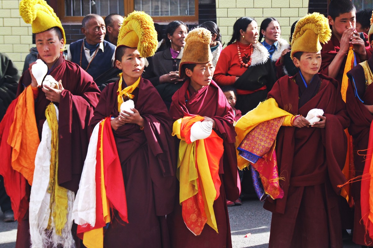Monlam Festvial (Losar) in Tongren 