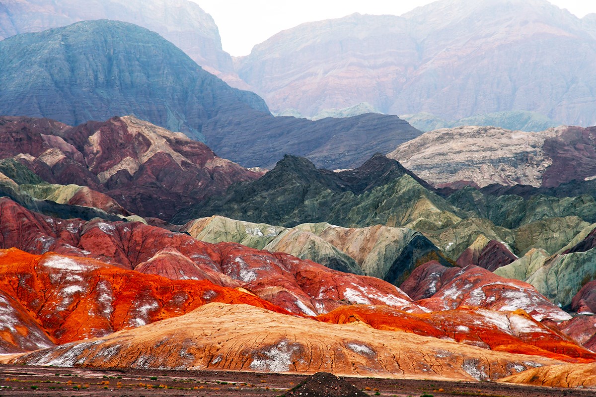 Danxia Landscape between Kucha and Aksu | Photo par Liu Bin