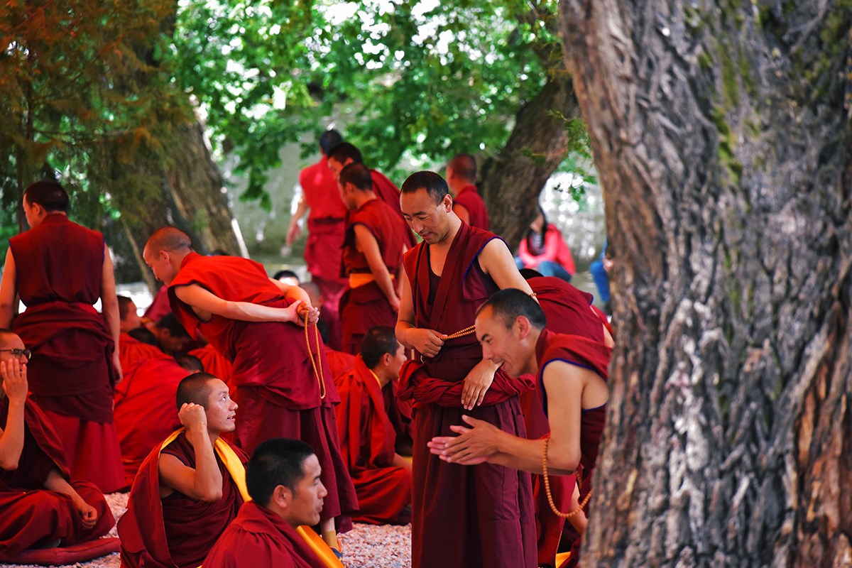 Debate in Sera Monastery | Photo par Liu Bin
