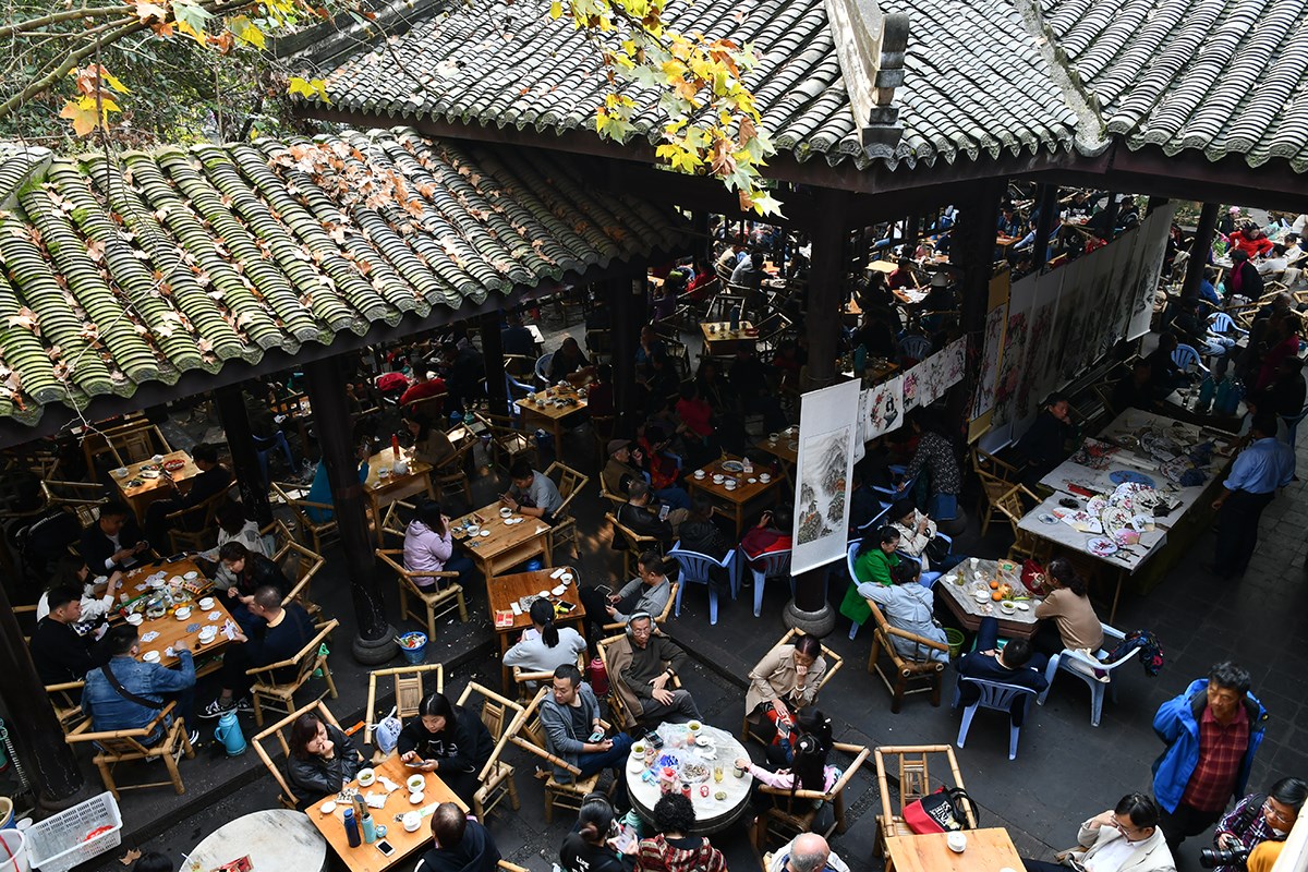 Teahouse in Renmin Park | Photo par Liu Bin