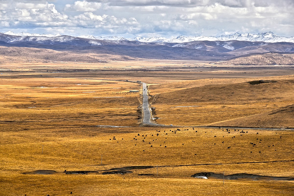 Ruoergai Steppe in Winter | Photo par Liu Bin
