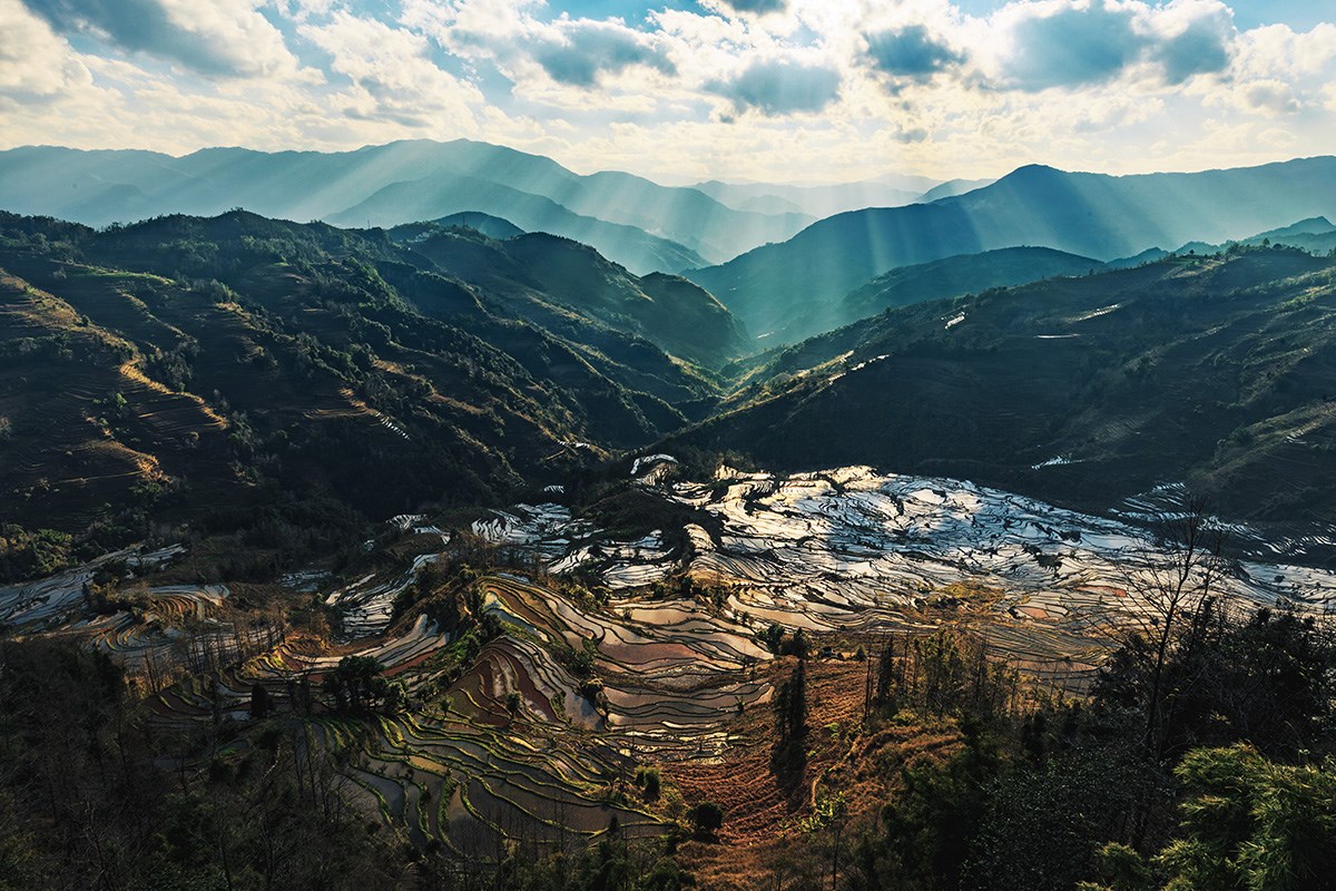 Yuanyang Terrace | Photo par Min Zhao