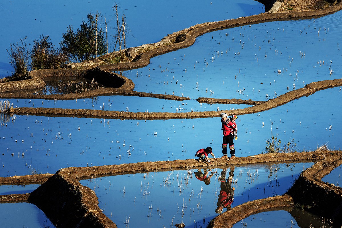 Yuanyang Terrace | Photo par Min Zhao
