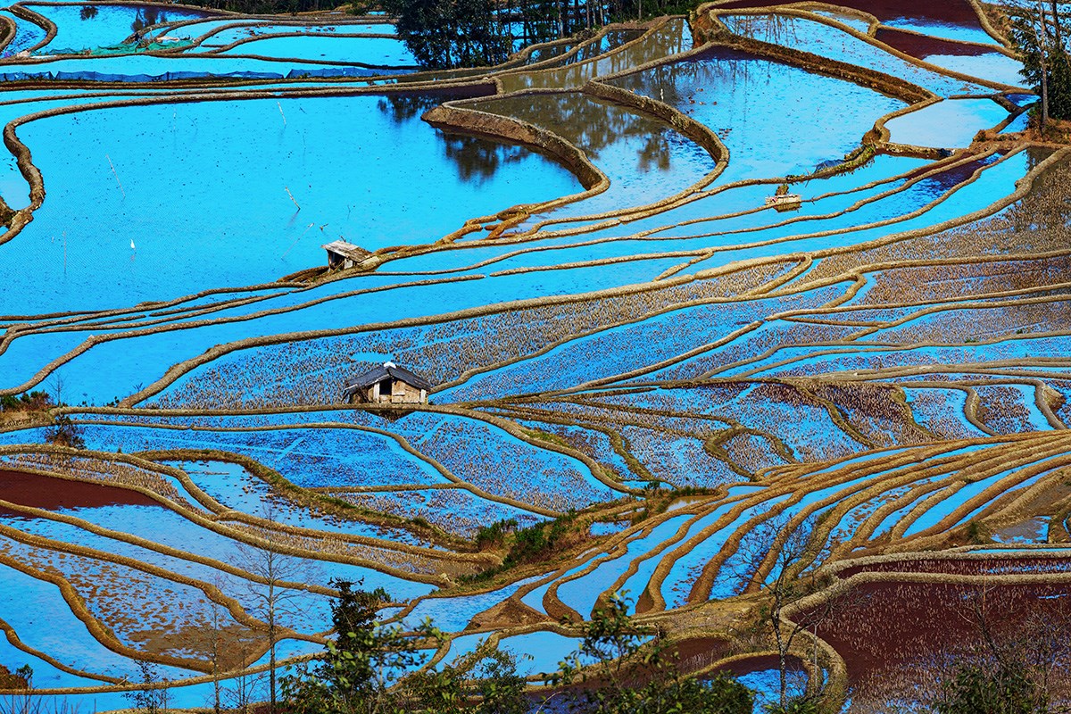 Yuanyang Terrace | Photo par Min Zhao