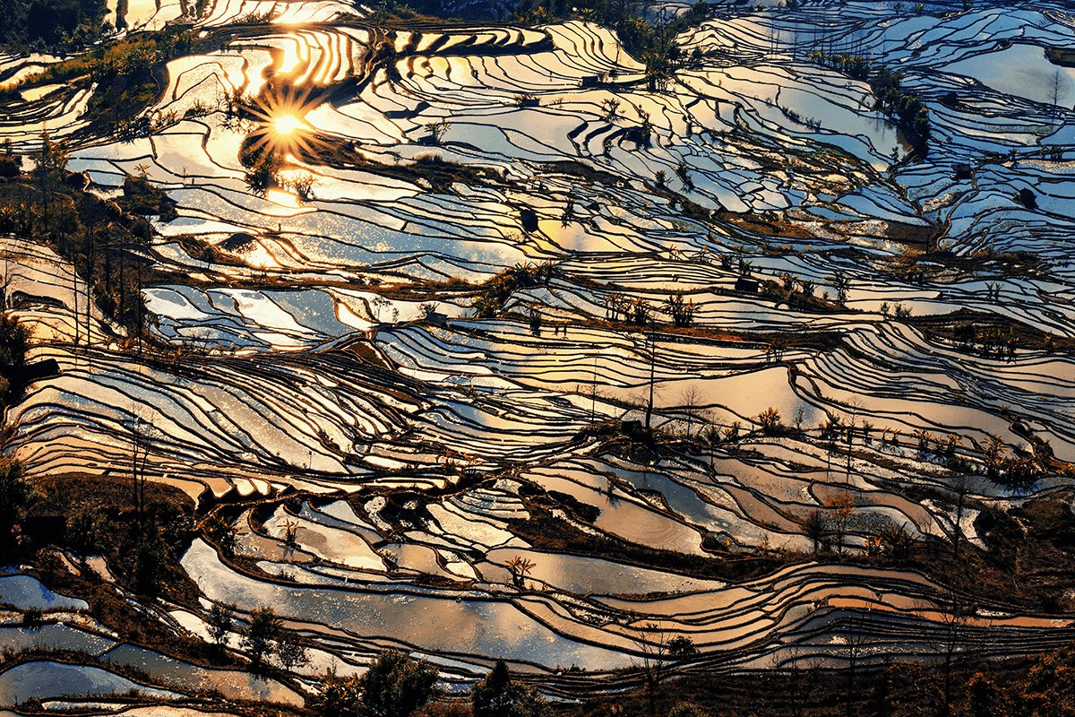 Yuanyang Terrace | Photo par Min Zhao