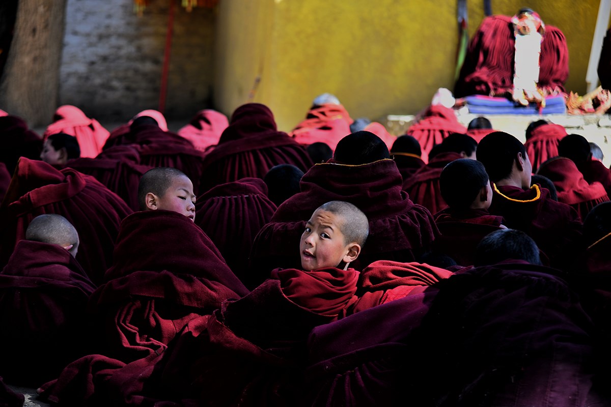Monlam Festival (New Year Festival, Losar) in Aba