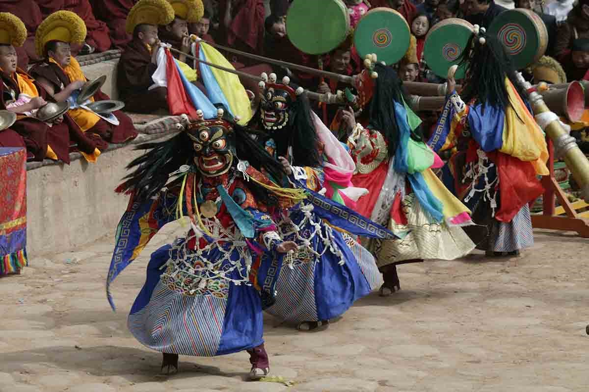 Monlam Festival (New Year Festival, Losar) in Tongren