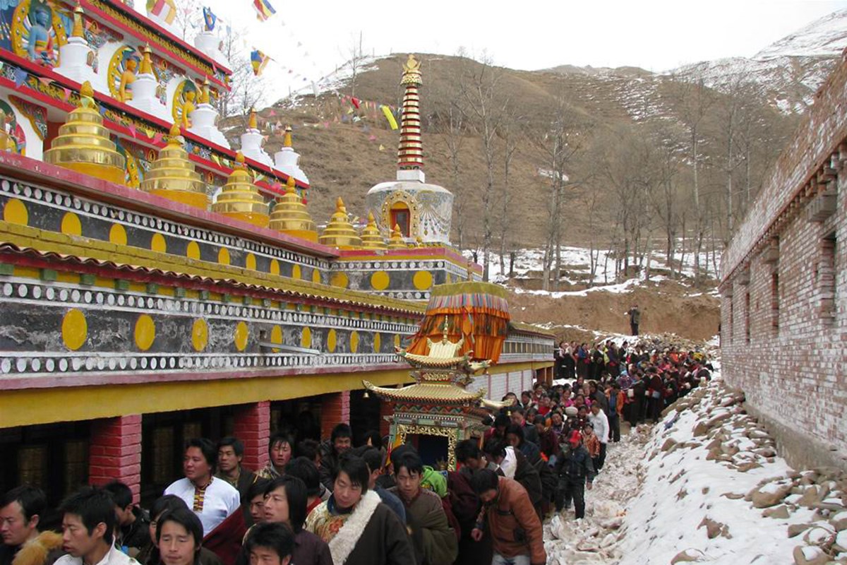 Fête Monlam du Monastère de Labrang à Xiahe