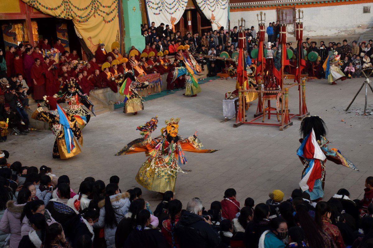 Fête Monlam du Monastère de Labrang à Xiahe