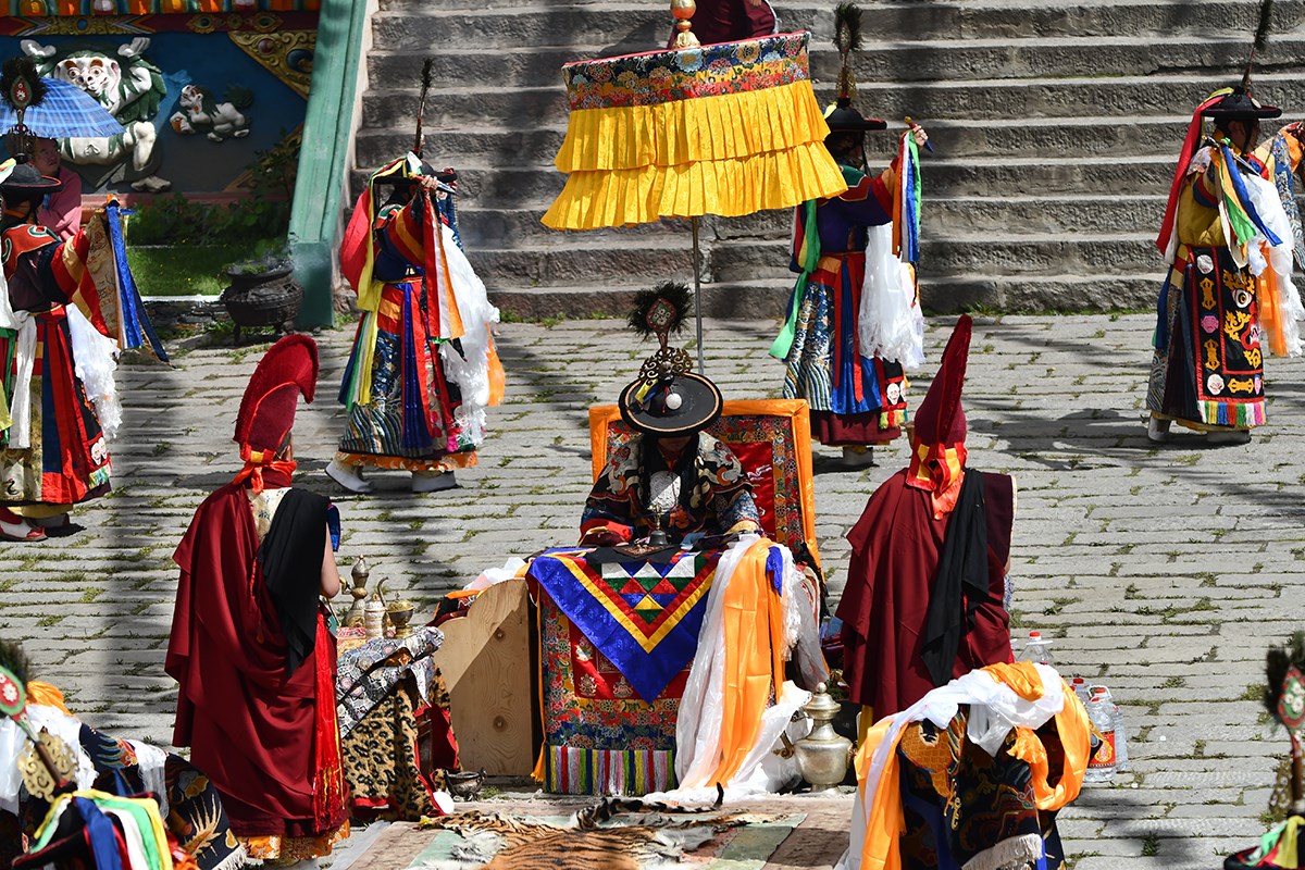 Tagong Mask Dance Festival | Photo par Liu Bin