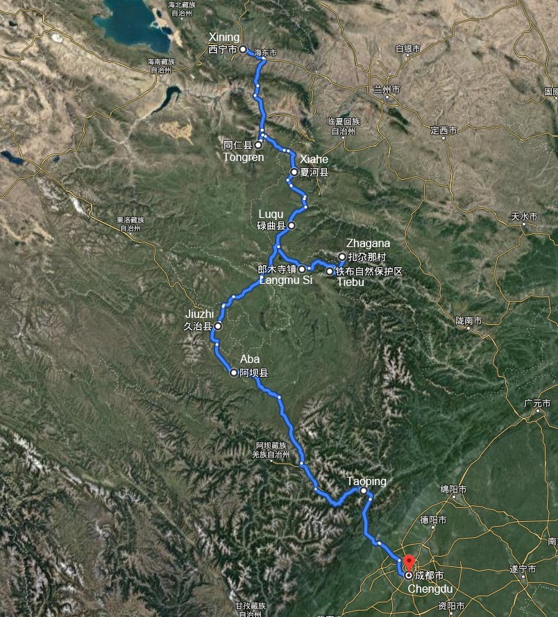 Voyage de Fête Monlam à Tongren, Langmusi, Luqu et Aba à Amdo en 2021
