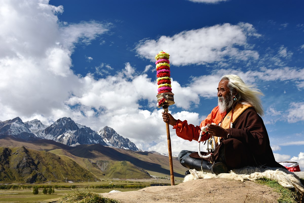 Old Khampa Tibetan | Photo par Liu Bin