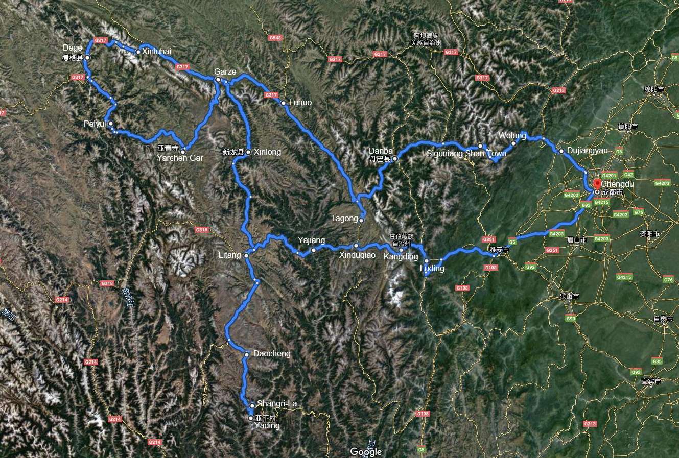 Voyage à Moto Louée à Découvrir  l’Essence de Région Tibétaine Kham