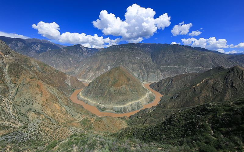 The First Bend  of Jinshajiang