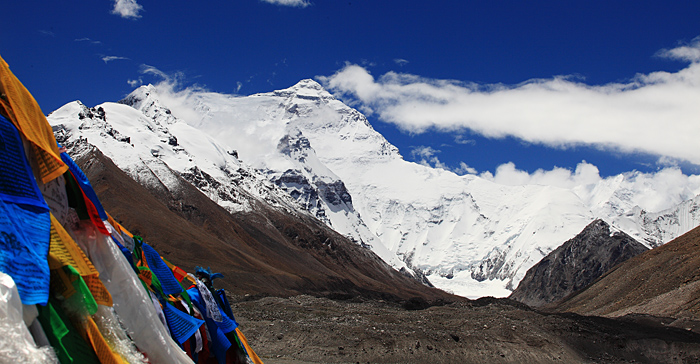 Everest Mountain in Suedtibet 