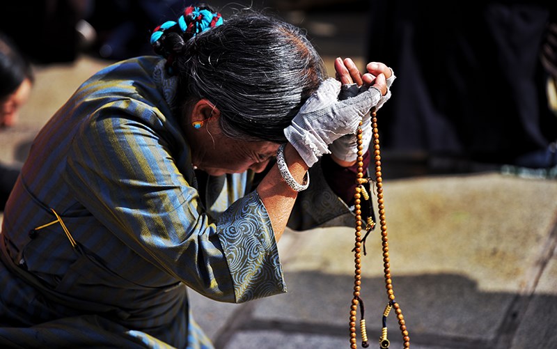 Believer at Jokhang