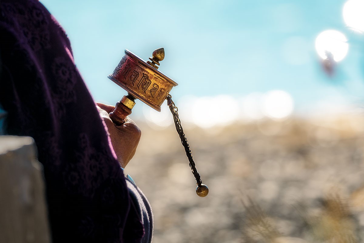 Old Woman by Lugu Lake 