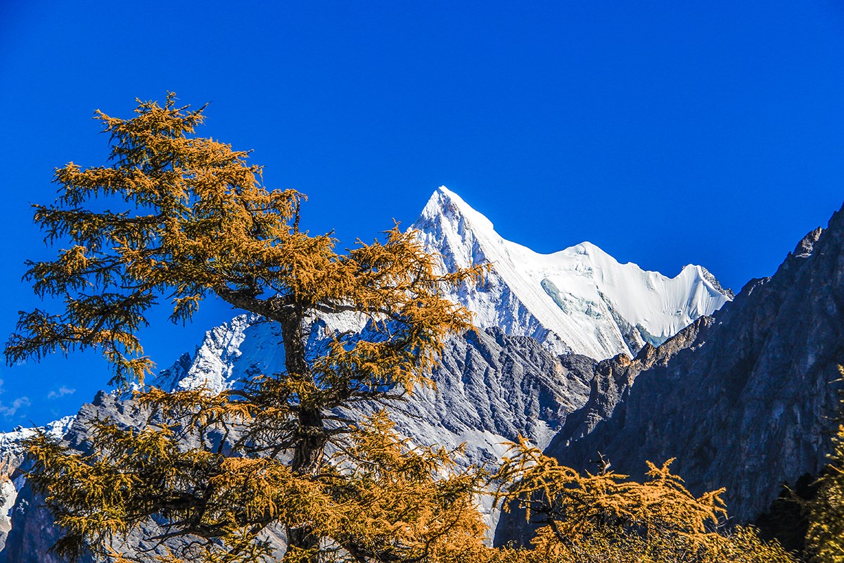 Xialuoduoji Mountain in Yading | Photo par Wang Lei